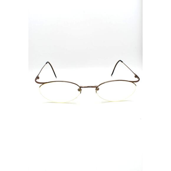 Yves Saint Laurent 4123 Y386 53-20-135 Half Rim Eyeglass FRAMES ONLY - VERY GOOD - Picture 4 of 10